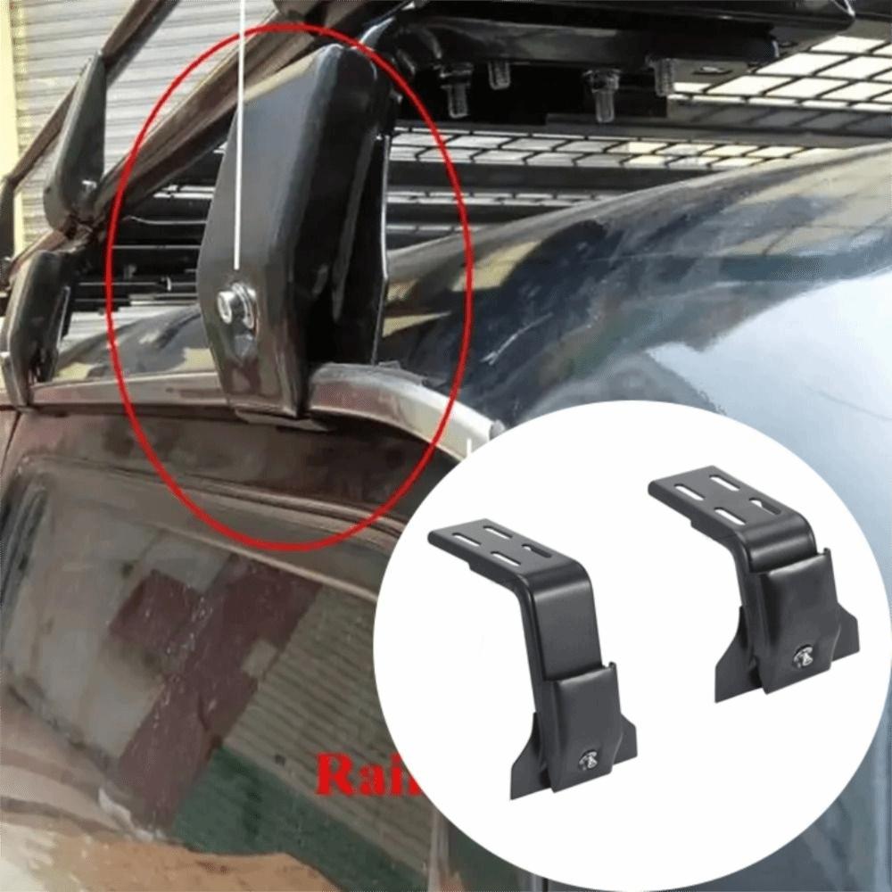 Rain Trough Roof Rack Mounting Bracket Adjustable Steel Roof Rack Adapter  MPV Vehicles