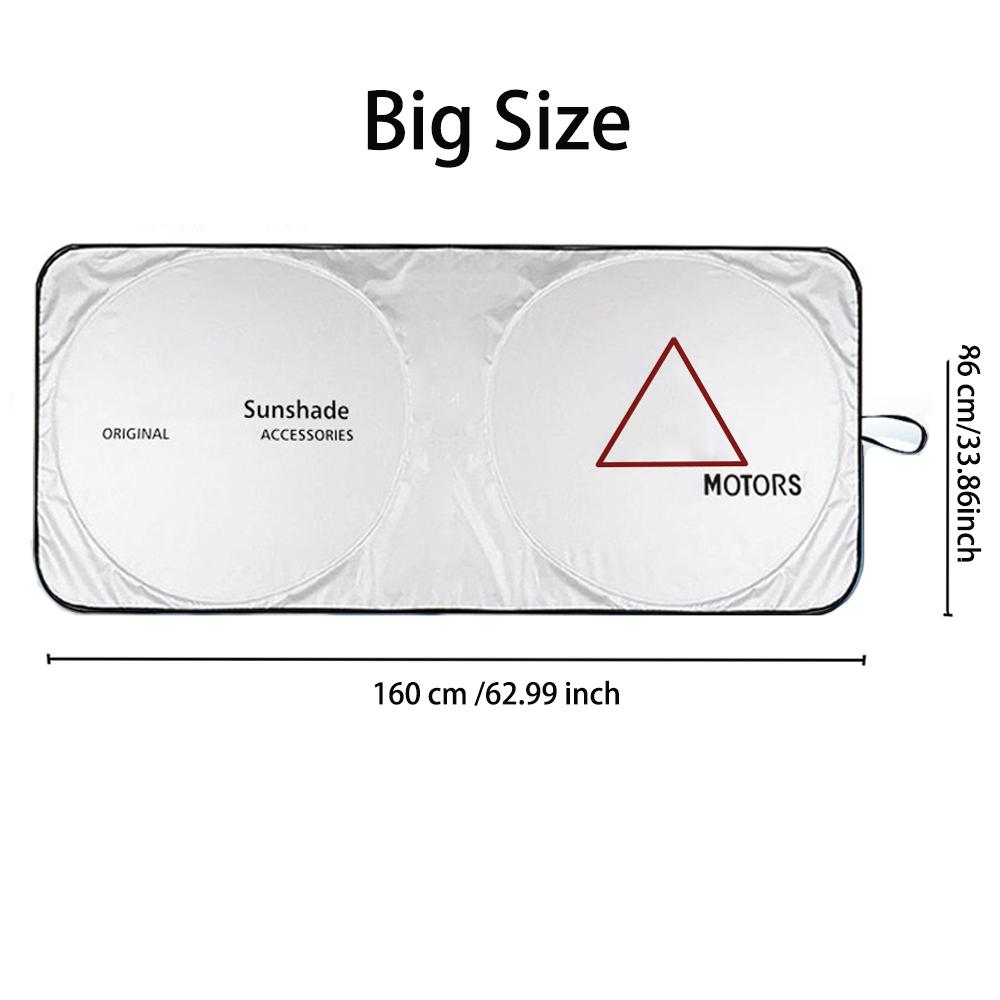 Car Windshield Sunshades Logo Foldable Covers Sun Visors Protector Sun Shade Anti-UV Parasol Coche for Mitsubishi Lancer 10 3