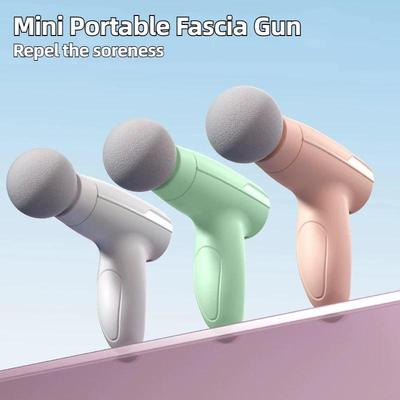 1PC Mini Massage Gun 3-Speed Mode Massage Gun Portable Muscle Massager Electric Fascia Gun for Neck Foot Body