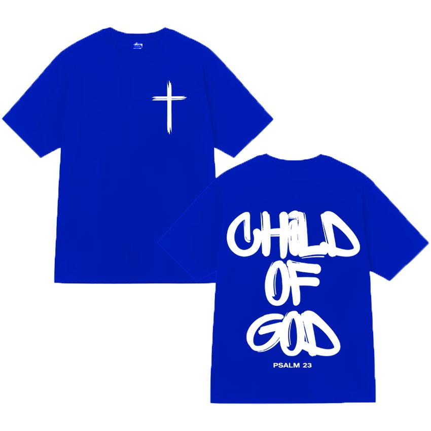 Ghod of God Bible Christian Religious Jesus Graphics Print Tshirt Mens Clothing Cotton Oversized High Quality T Shirt Streetwear