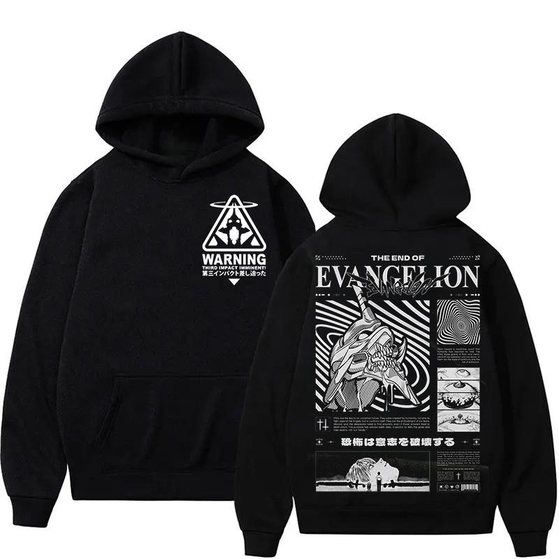 Nieuwe Evangelion Anime Eva Bedrukte Hoodie Sweatshirt Heren en Dames Hoodie Heren Tops Sport Hoodie Harajuku Y2K Hoodie