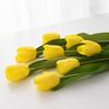 Artificial Tulip with Bendable Stem Realistic Fake Flower Low Maintenance Faux Tulip for Vase Flower Arrangement Home Party Wedding Decor