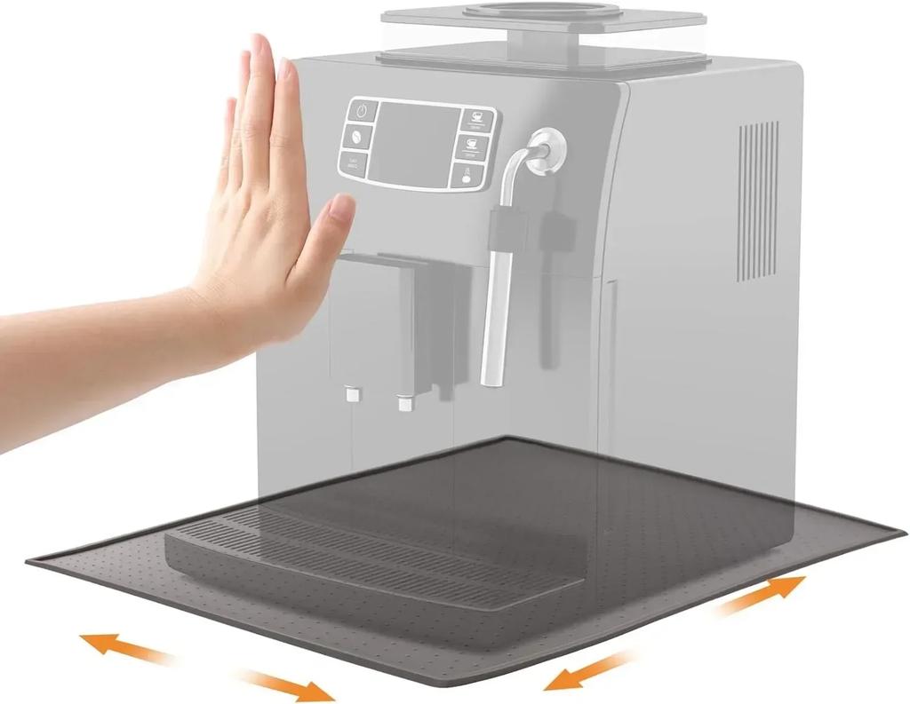 Coffee Machine Absorbent Mat Silicone Soft Bar Kitchen Draining Mats Cups Dishes Mat Anti-scald Non-slip Waterproof Coasters