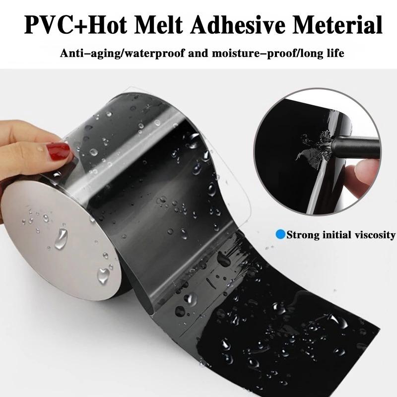 Superlim Vattentät Tejp Utomhus Trädgård Läckage Slang Vattenbindning Rör Lim Reparation Stoppa Läckage Försegla Reparation Isoleringstejp
