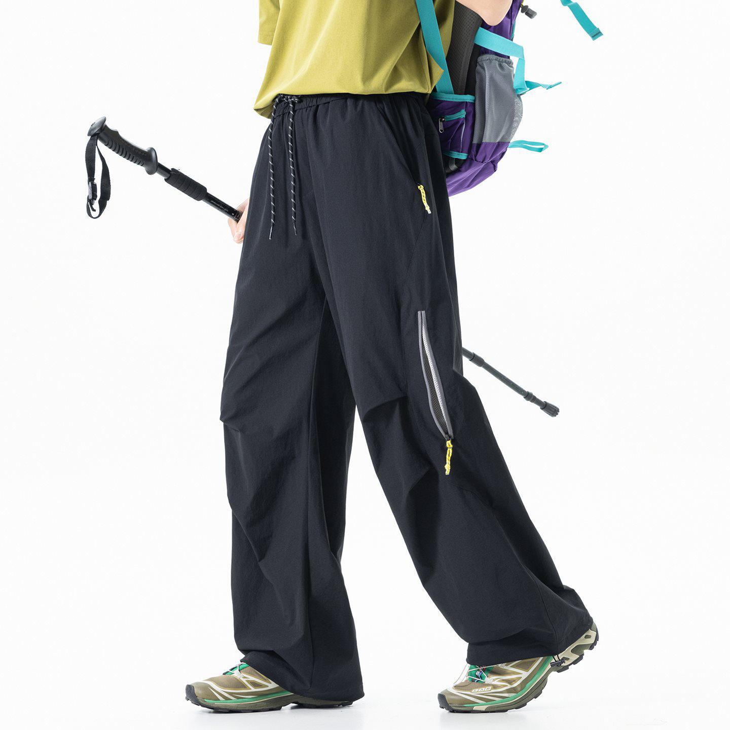 

Men s Lightweight Quick-Dry Striped Sports Pants - Breathable, Loose Fit for Outdoors 5XL