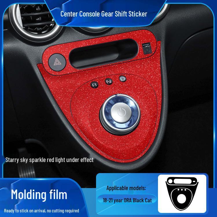 Starry Sky Film for ORA Black/Good Cat Interior Frosted Wrap Sticker Replacement