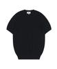 BELLIEF Essential Hard Twist Cotton Short Sleeve Knit (Navy)