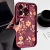 For iPhone 17 Pro Max 17 Air 16 15 14 13 Cover Floral Patterned Shockproof Solid Color Soft Phone Case