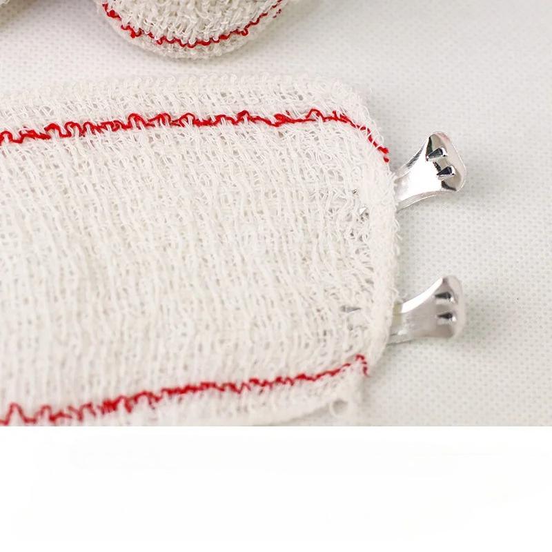 Elastische Binde Dehnbare Gaze für Wundverband Outdoor-Notfallversorgung Übung Knieschutz Sporttape