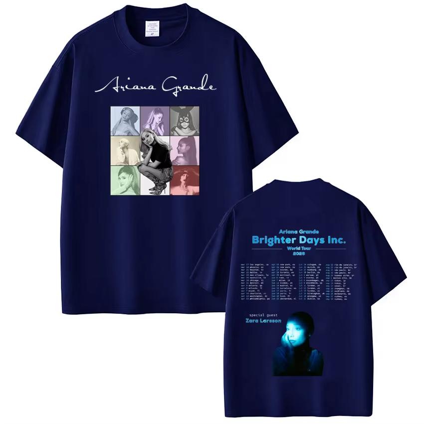 Ariana Grande The Eternal Sunshine Tour T-Shirt Herren und Damen Sommer Baumwollkleidung Retro Mode Kurzärmelig