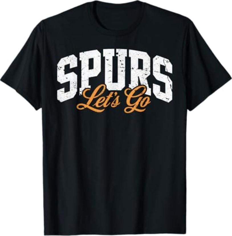 Retro Design Vintage Spurs Tee T-Shirt S разноцветный