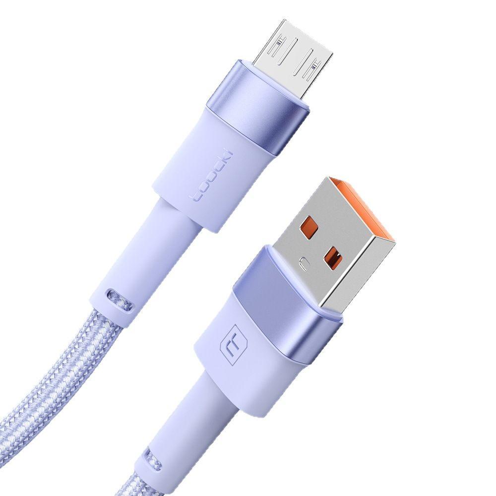 2.4A Fast Charging Cable USB A To Micro USB, Aluminum Alloy Shell Android Charger Cord for Huawei Samsung