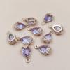 10PCS DIY Necklace Bracelet Earrings Alloy Jewelry Accessories Baroque Crystal Pendant Accessories Charm for DIY Jewelry Making