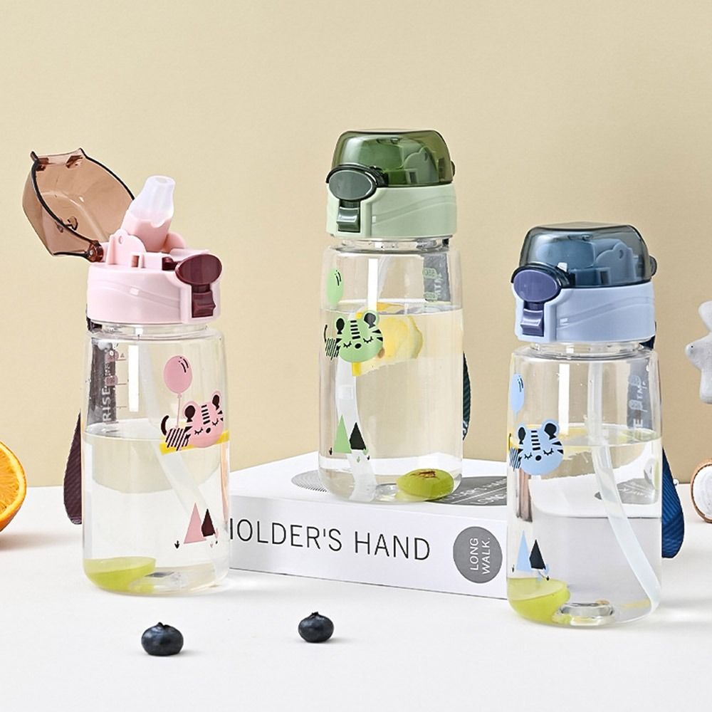 550 ML with Straw Baby Bottles Dual-Use Drinking Milk Bottle Sports Water Bottle  Children