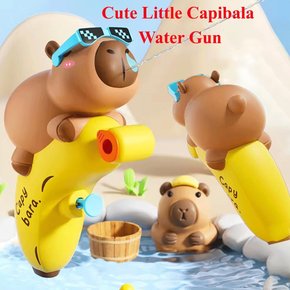 Cute Capybara Water Gun Prank Water Blaster Toy Stress Relief Small Pistol Kids Water Fights Games Summer Beach Outdoor Toy