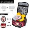 Kasane Teto Warm Tone Manga Lunch Bag  Leisure Lunch Box For Child  School Cooler Bag Waterproof Tote Food Bags
