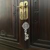 Classic Saint Benedict Key Accessories. Double-sided Enamel Holy Seal for Weddings, Homes & Easter Gifts.