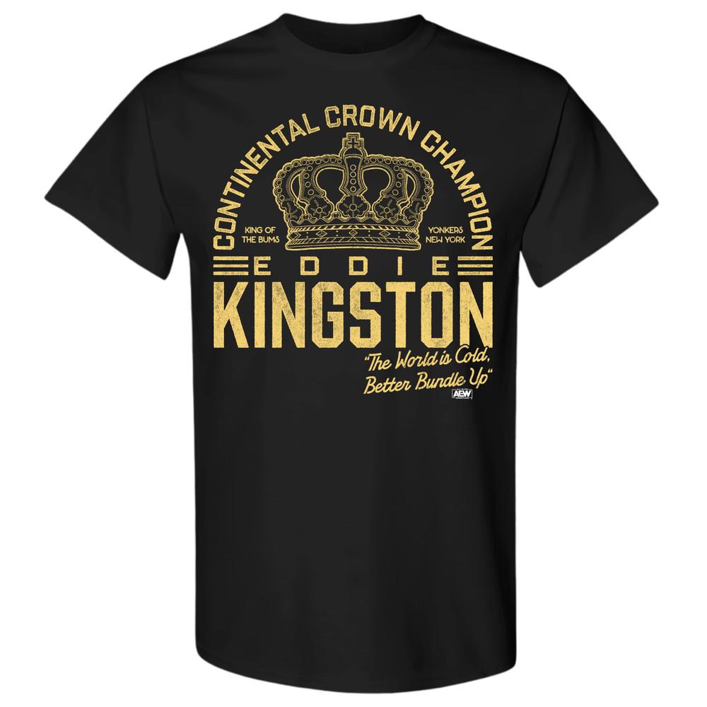EDDIE KINGSTON  CONTINENTAL CROWN CHAMPION AEW Official TShirt Unisex T-Shirt XXL