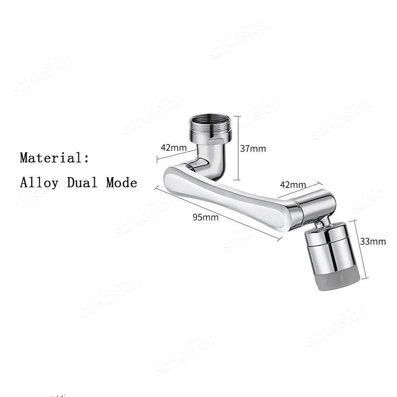 1080 Degree Swivel Faucet Aerator Mixer Tap Extender Adapter Attachment Water Nozzle Adjustable Kitchen Sink For Home Accessory