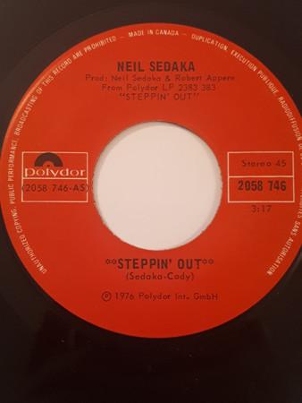 

7inch Record NEIL SEDAKA Steppin Out 2058746 Polydor 1976 Canada Rock Used