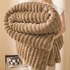 Light Luxury Solid Thickened Imitation Rabbit Fur Plush Sofa Blanket Season Universal Thick Warm Air Conditioning Nap Blanket