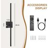 Battery Operated Wall Sconce with Remote, 3000K-6000K Dimmable Sconces Battery Operated 360° Rotatable, Wireless Wall Lights for Living Room,