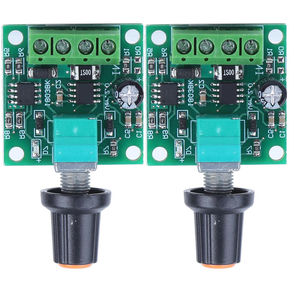

2pcs 1.8V 3V 5V 6V 12V2A PWM DC Motor Speed Controller Low Voltage Control Switch 1803BK