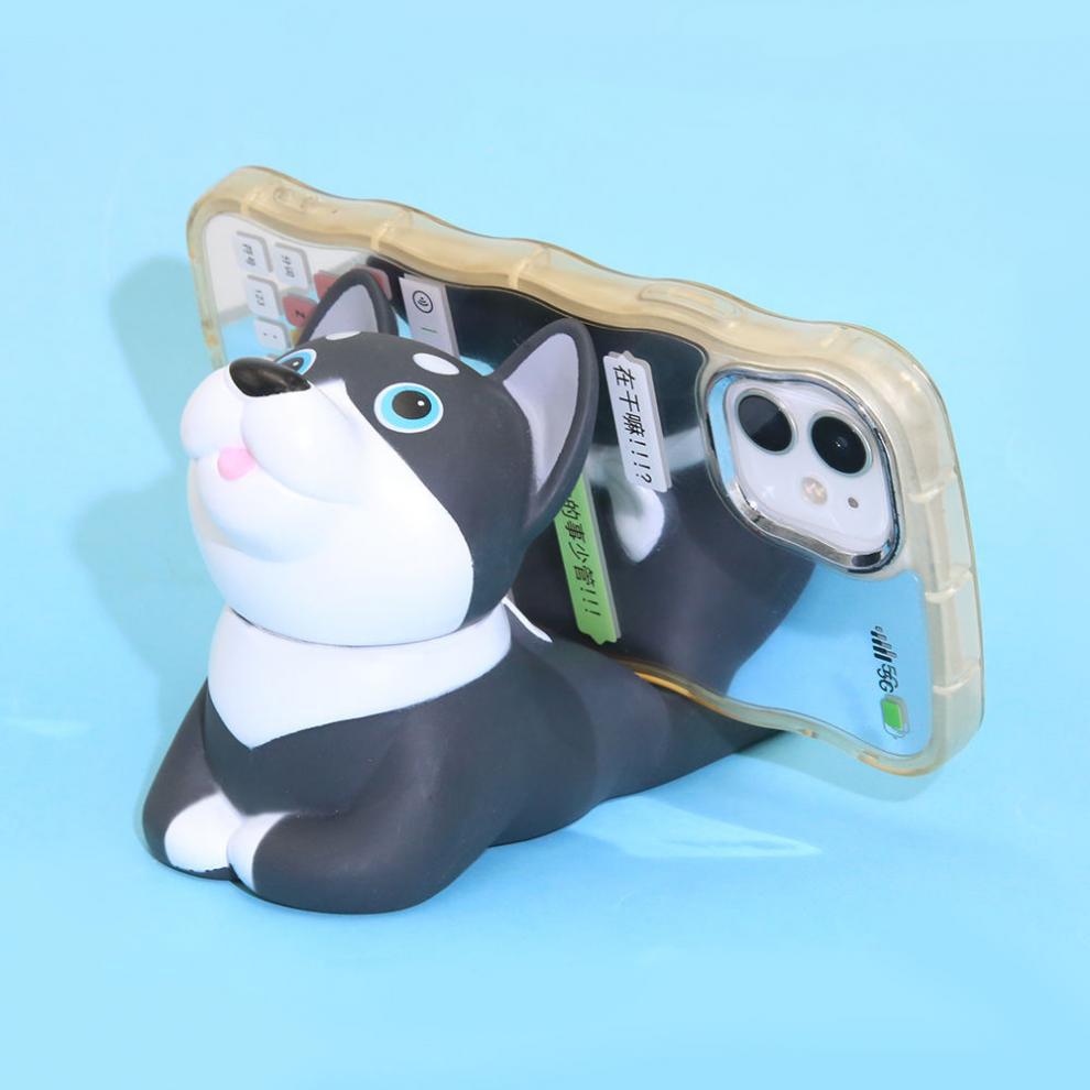 Cute Dog Phone Holder - Desktop & Dorm Decor