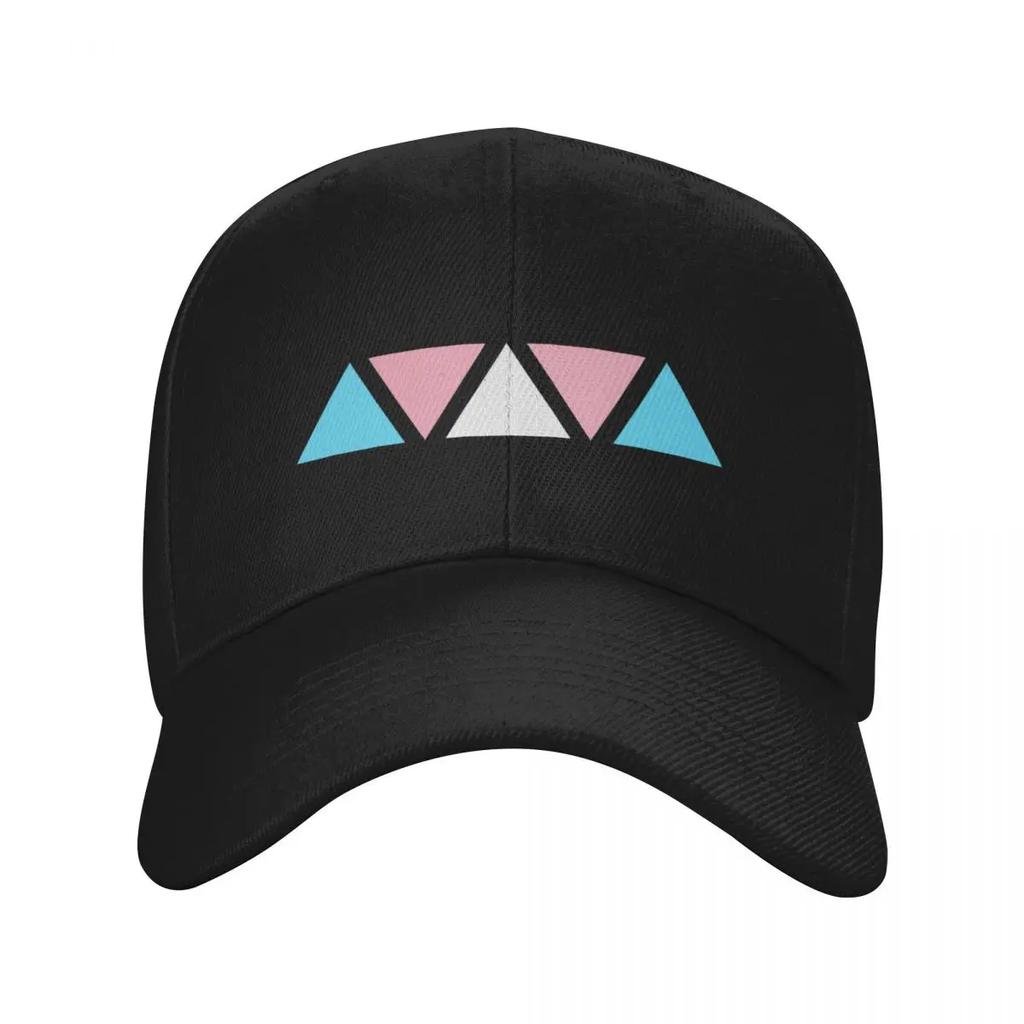 Minimalist Triangles. Transgender Pride Baseball Cap Brand Man cap Beach Outing funny hat Rave Trucker Hats For Men Women's