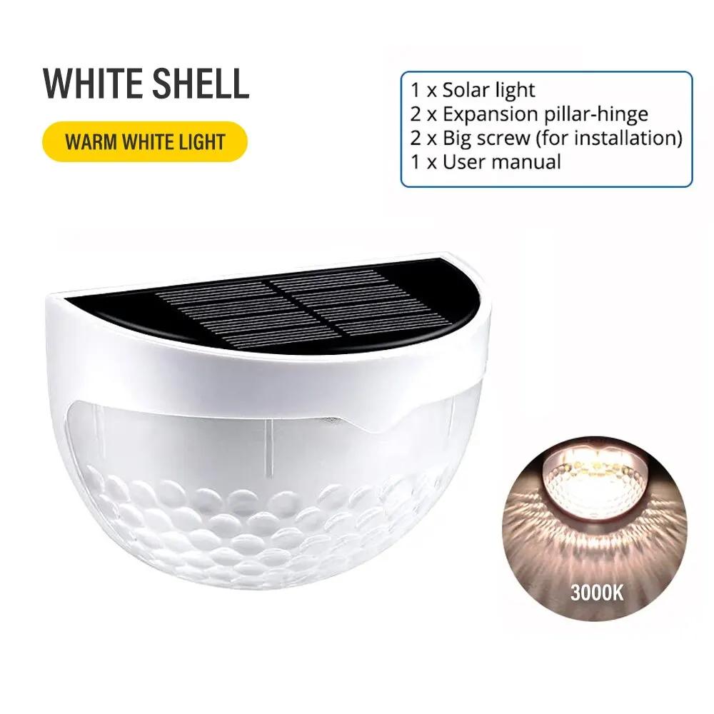 

LED Solar Outdoor Fence Lights Waterproof Wall Lights Corrugated or Fence Terrace Garden Path Decorative