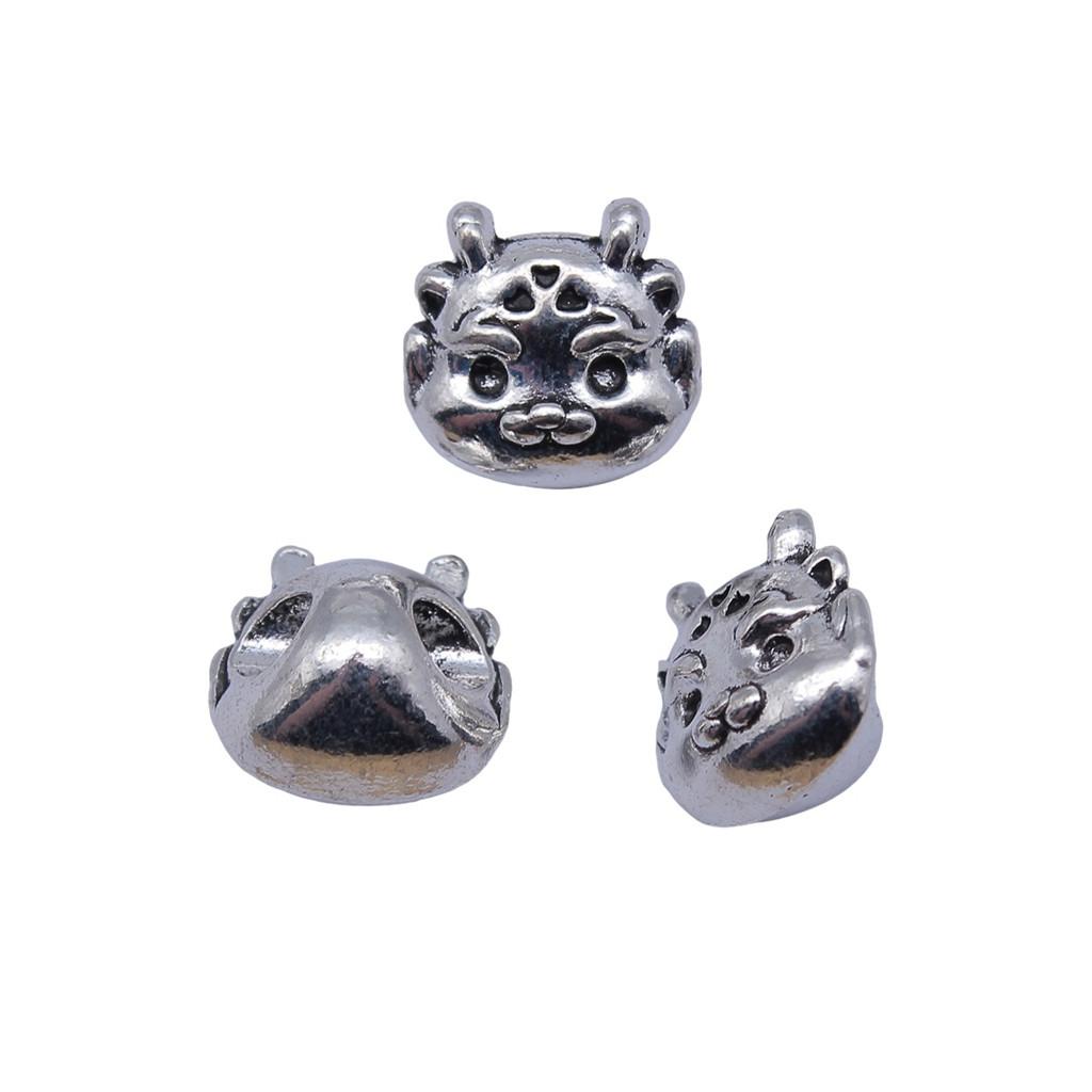 Animal Spacer Beads Large Hole Charms For Necklace Jewelry Making Starter Kit