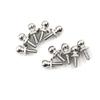 10Pcs Model Car Ball Head Screws Aluminum Alloy Non-standard Screws Suitable for Tow Hook/drift Car D3
