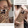 For Xiaomi 15 Case Leopard Print PU Leather Coated PC+TPU Electroplating Phone Cover
