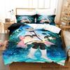 New Sora No Method Celestial Method Bedding Set Single Twin Full Queen King Size Bed Set Adult Kid Bedroom Duvetcover Sets Anime
