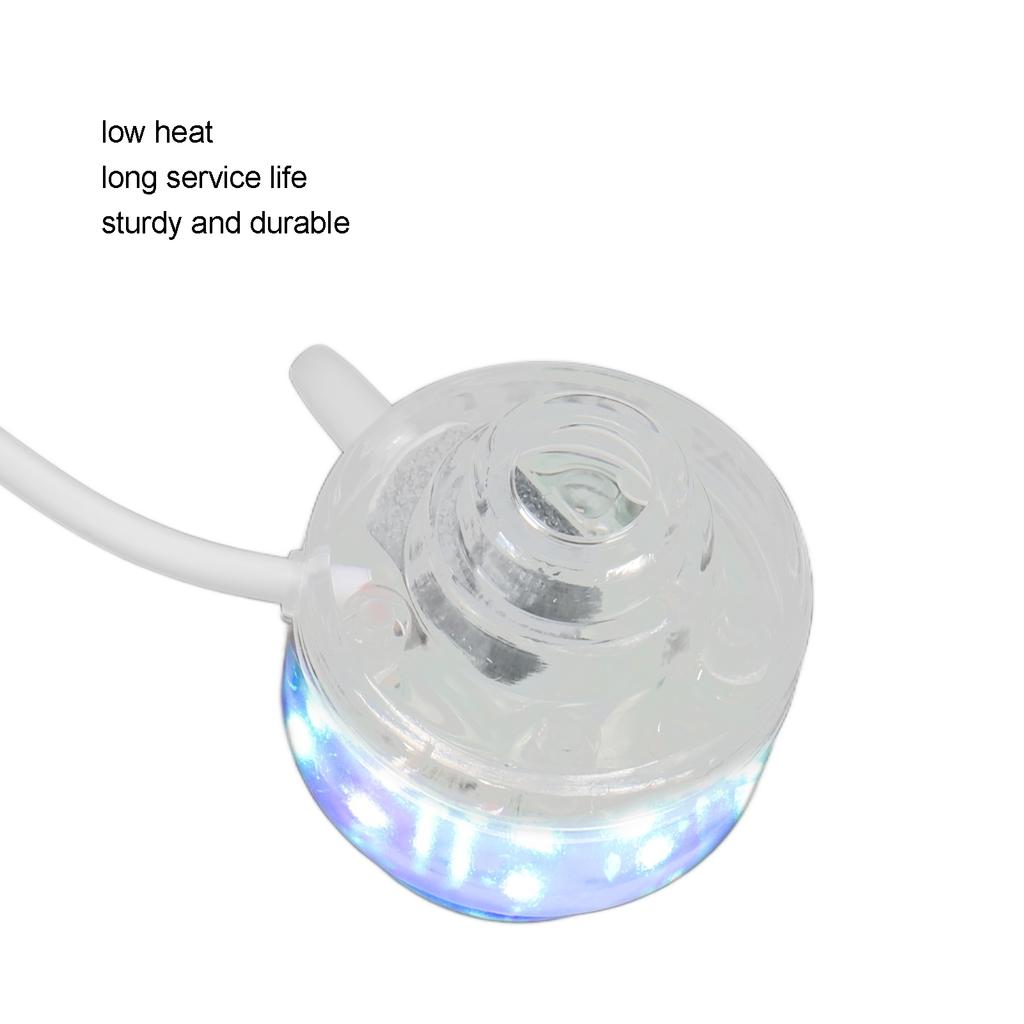 Submersible LED Pool Lights Colorful Waterproof   Fish   Bubble Light, USB Plug with Unique Design, High Quality Material for Pond Fountain
