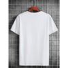 Europäische Größe Herren Pride Buchstaben Regenbogen Grafikdruck Rundhalsausschnitt Kurzarm Reguläre Passform Polyester T-Shirt für Outdoor-Sport und Freizeit
