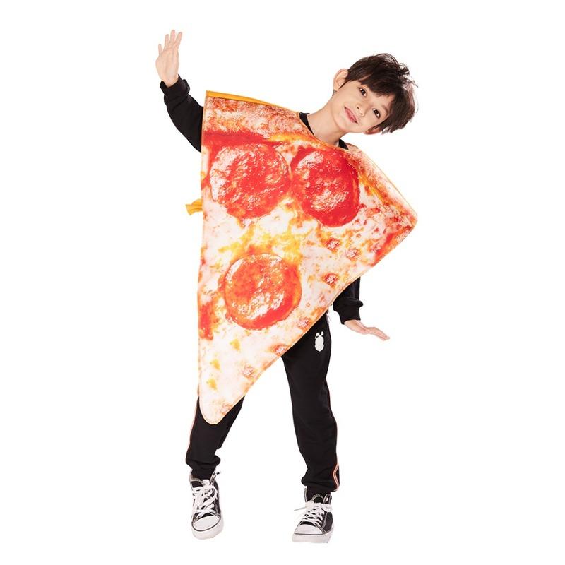 Coole Kinderkostüme Kinder Essen Lustiges Kostüm für Purim Karneval Jungen Hot Dog Cosplay Pizza Milch und Kekse Kostüm