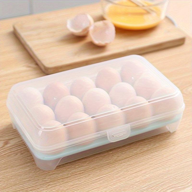 Large Capacity Egg Holder For Refrigerator, Egg Fresh Storage Box For Fridge, Egg Storage Container, Plastic Storage Container