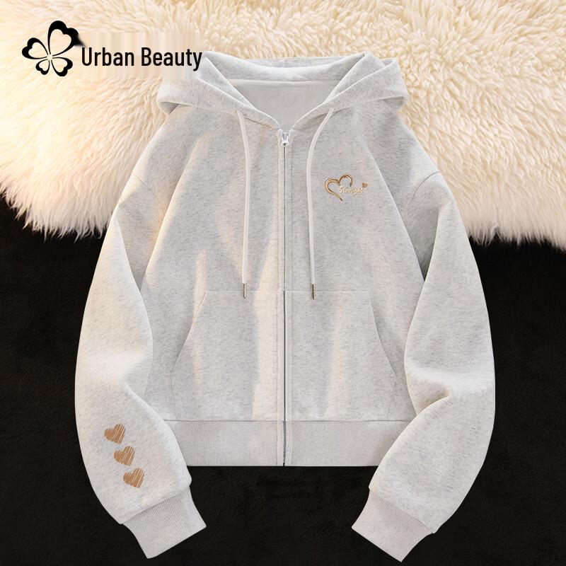 Women's 2026 Spring/Autumn Loose Fit Zip-Up Hoodie