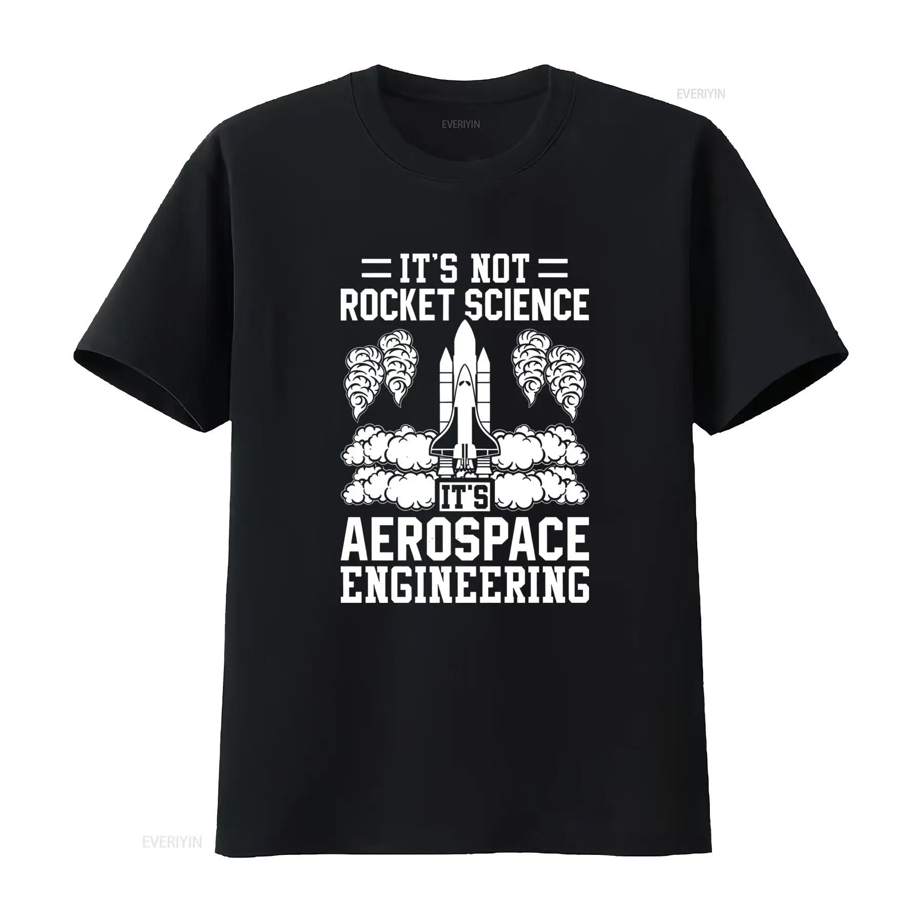 

Funny It s Not Rocket Science Aerospace Engineering T Shirt for Space Enthusiasts vintage Washed fashion Top For Everyday We... S