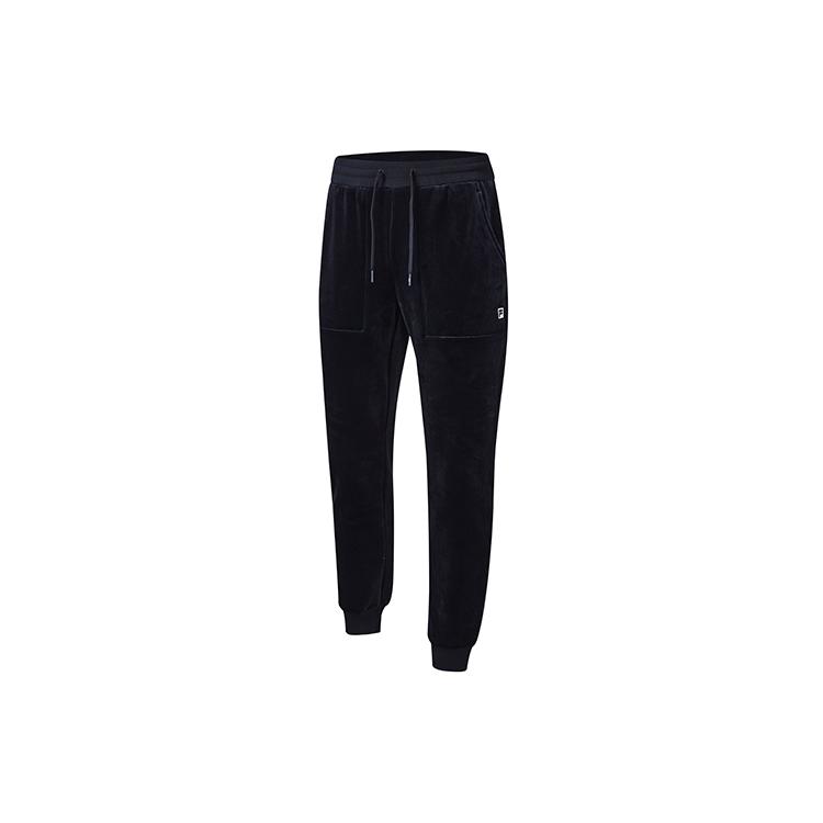 FILA Athletics Knitted Sweatpants Men s Royal Blue Thickened Slim Fit Pants A11M243602F-NV XXL