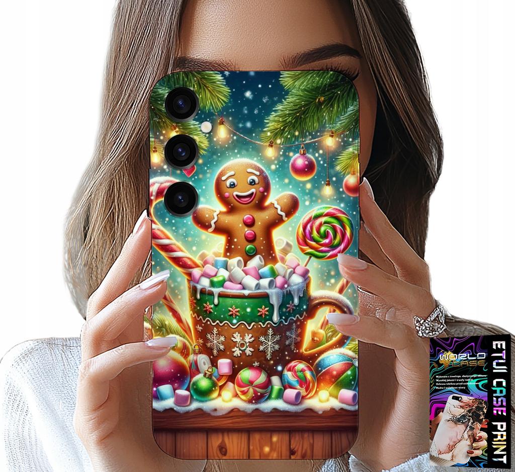 Etui Do Samsung Galaxy A13 5G - Piernik Pierniki Świąteczne Wzory +Szkło