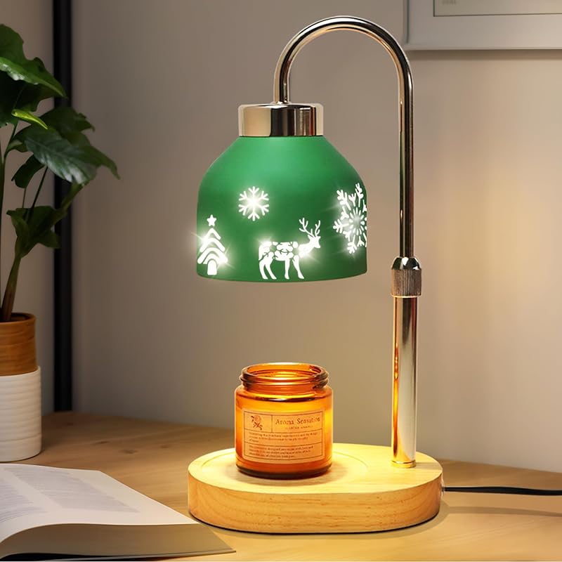 Lukasa Candle Warmer Lamp, with Timer and Dimmer, Adjustable Height Candle Lamp, House Warming Gifts New Home Decor, Gifts for Women Mom, Wax Melt