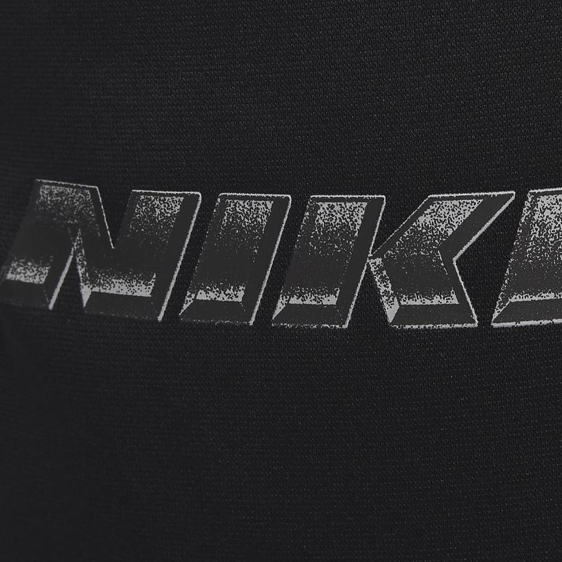 Nike Solid Color Logo Elastic Waist Tapered Casual Pants Men Bottoms Black FZ1063-010