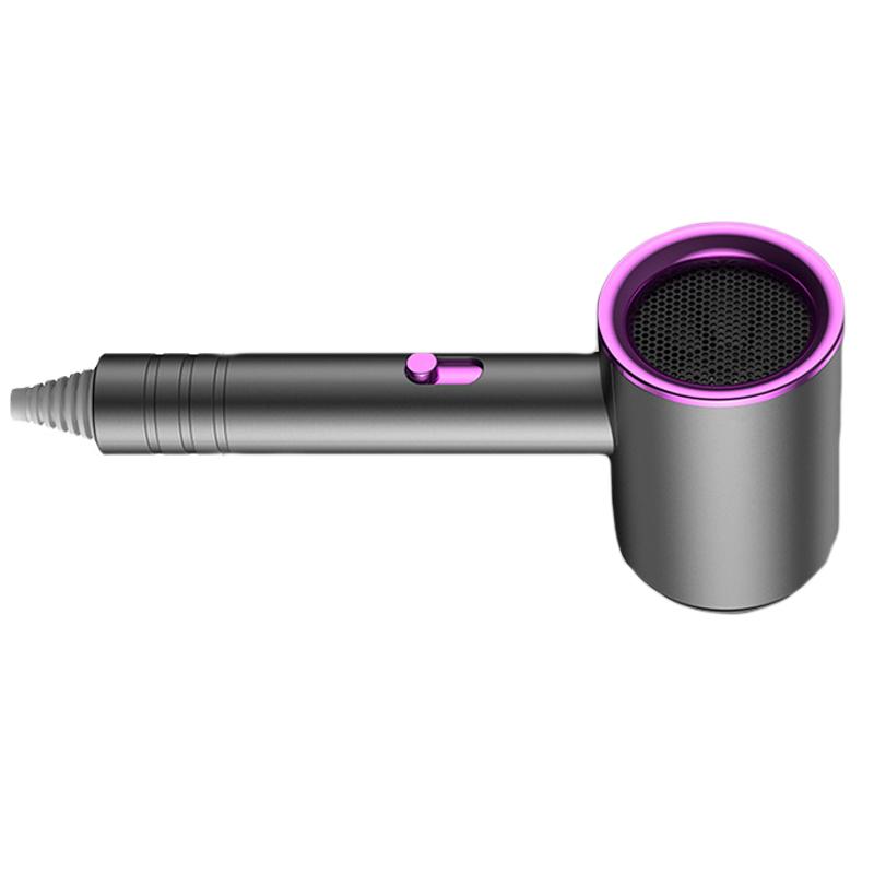 Hårtørker Mute 360 graders roterbar dyse Hurtigtørkende ABS PP bærbar hårføner for hjemmesalong