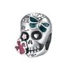 Authentic Original Copper Metal Halloween Perfect Gift Black Cat Spider Skull Pumpkin Ghost Bead Components Charm Bead Components Designed For Pan