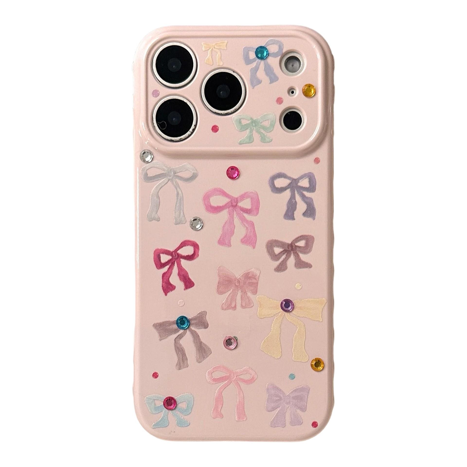 

Красочный чехол для телефона с бантом для iPhone 16, iPhone 17 и iPhone 17 Pro Max iPhone 11