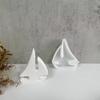 Sailboats Resin Molds Sailing Boats Candle Molds for Making Candle Soap Mousses Cake Baking DIY Craft Gypsum Decorations