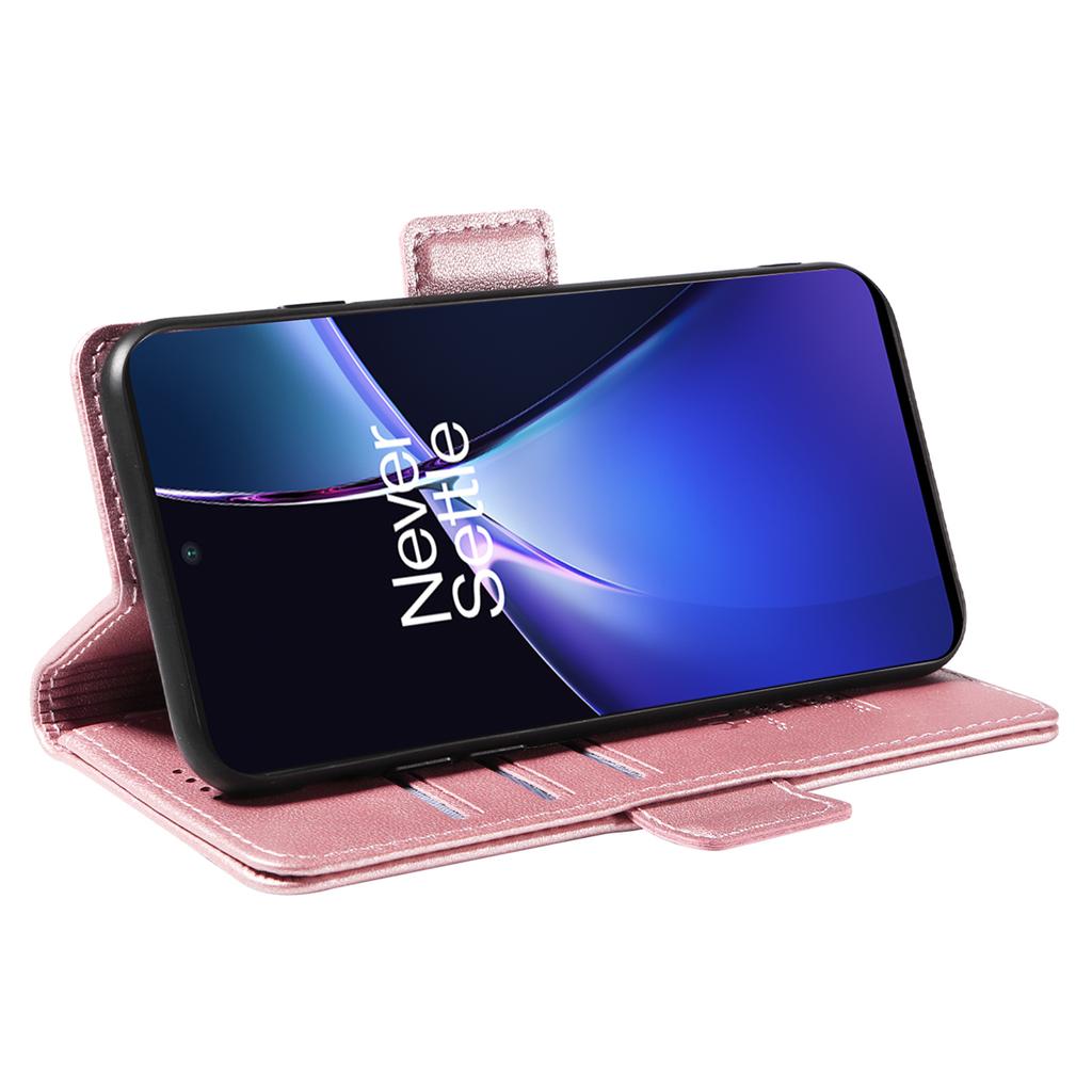 YIKATU YK-003 For OnePlus Nord CE4 Lite 5G/Oppo K12x 5G (China) Case Card Holder Stand Leather Phone Cover