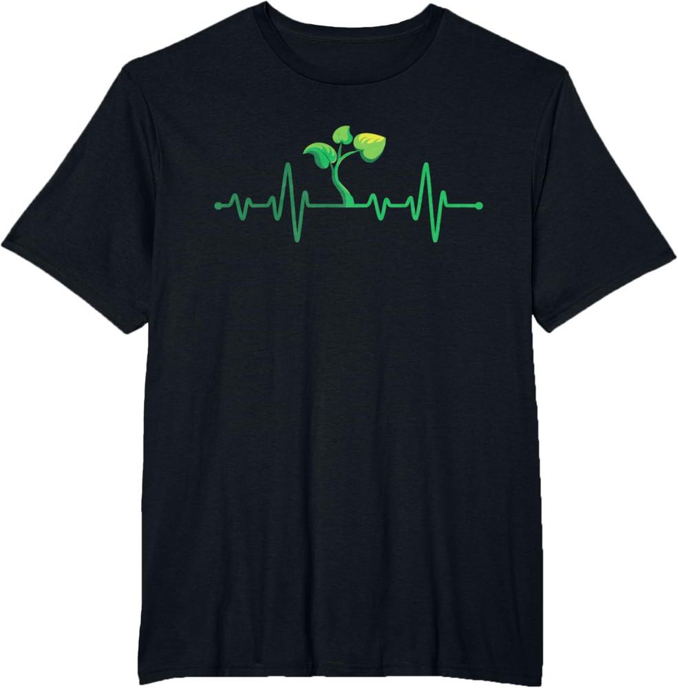 Plant Heartbeat - Botany Botanist Gardening Plant Lover Unisex T-Shirt Unisex T-Shirt XXL
